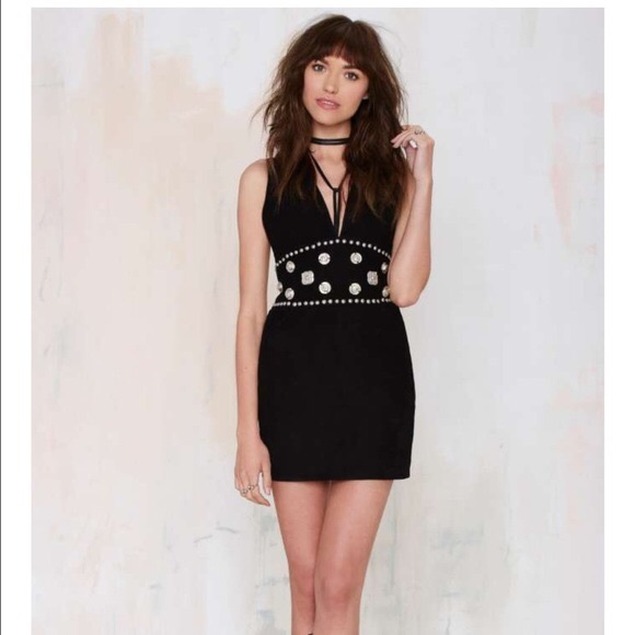 NWOT Nasty Gal suede mini dress - Picture 2 of 7